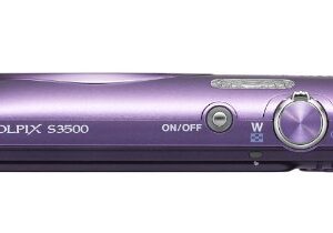 Nikon COOLPIX S3500 20.1 MP Digital Camera with 7x Zoom (Purple) (OLD MODEL)