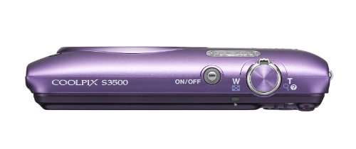 Nikon COOLPIX S3500 20.1 MP Digital Camera with 7x Zoom (Purple) (OLD MODEL)