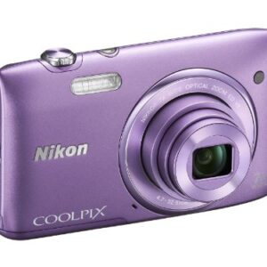 Nikon COOLPIX S3500 20.1 MP Digital Camera with 7x Zoom (Purple) (OLD MODEL)