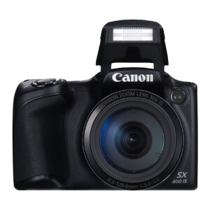 Canon Powershot SX400 is 16.0 MP Digital Camera with 30x Optical Zoom and 720p HD Video (Black)