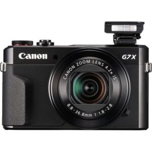 PowerShot G7 X Mark II (Black) International Version - 32GB Basic Accessories Bundle