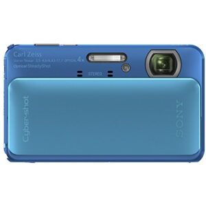 sony cyber-shot dsc-tx20 16.2 mp exmor r cmos digital camera with 4x optical zoom and 3.0-inch lcd (blue) (2012 model)