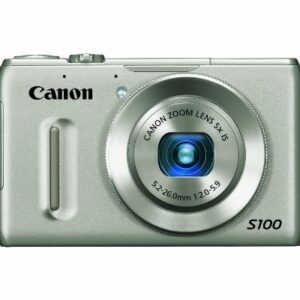 Canon PowerShot S100 12.1 MP Digital Camera with 5x Wide Angle Optical Image Stabilized Zoom (Silver)