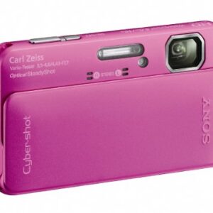 Sony Cyber-Shot DSC-TX10 16.2 MP Waterproof Digital Still Camera with Exmor R CMOS Sensor, 3D Sweep Panorama, and Full HD 1080/60i Video (Pink)