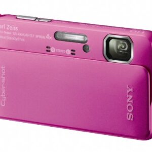 Sony Cyber-Shot DSC-TX10 16.2 MP Waterproof Digital Still Camera with Exmor R CMOS Sensor, 3D Sweep Panorama, and Full HD 1080/60i Video (Pink)