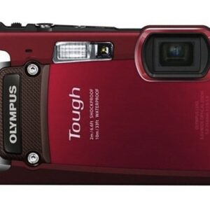 Olympus TG-820 12MP Shock/Water/Freeze-Proof Camera-Red (Old Model)