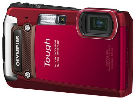 Olympus TG-820 12MP Shock/Water/Freeze-Proof Camera-Red (Old Model)