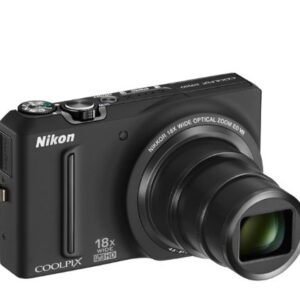 Nikon COOLPIX S9100 12.1 MP CMOS Digital Camera with 18x NIKKOR ED Wide-Angle Optical Zoom Lens and Full HD 1080p Video (Black) (OLD MODEL)