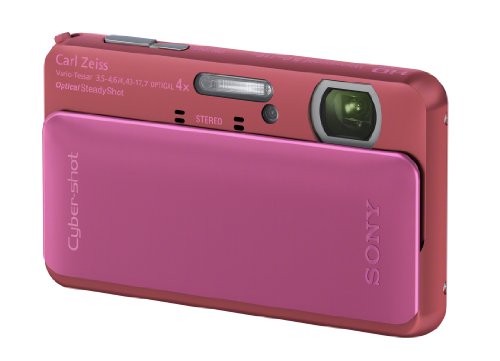 Sony Cyber-shot DSC-TX20 16.2 MP Exmor R CMOS Digital Camera with 4x Optical Zoom and 3.0-inch LCD (Pink) (2012 Model)