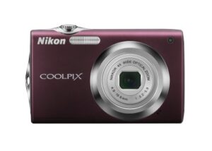 nikon coolpix s3000 12.0 mp digital camera with 4x optical electronic vibration reduction (vr) zoom and 2.7-inch lcd (plum)