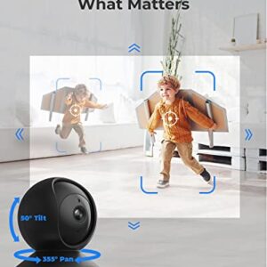 REOLINK E1 Pro 4MP Indoor WiFi Camera Bundle with 32GB Micro SD Card, 2.4/5 GHz Wi-Fi, Two Way Talk, Motion Tracking, Motion Detection for Baby and Pet Monitor