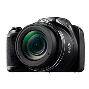 Nikon Coolpix L340 20.2 MP Digital Camera with 28x Optical Zoom and 3.0-Inch LCD (Black) (Renewed)