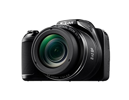 Nikon Coolpix L340 20.2 MP Digital Camera with 28x Optical Zoom and 3.0-Inch LCD (Black) (Renewed)