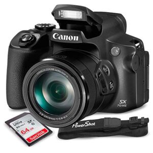 canon powershot sx70 hs digital camera + 64gb