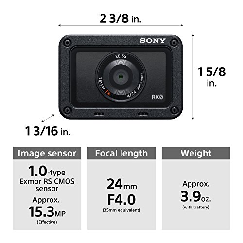 Sony 1.0-type Sensor Ultra-Compact Camera with Waterproof and Shockproof Design (DSCRX0)