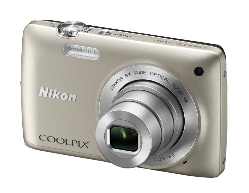 Nikon COOLPIX S4300 16 MP Digital Camera with 6x Zoom NIKKOR Glass Lens and 3-inch Touchscreen LCD (Silver)