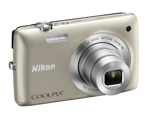 Nikon COOLPIX S4300 16 MP Digital Camera with 6x Zoom NIKKOR Glass Lens and 3-inch Touchscreen LCD (Silver)