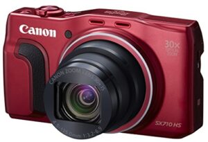 canon digital camera powershot sx710 hs red optical 30x zoom pssx710hs (re)