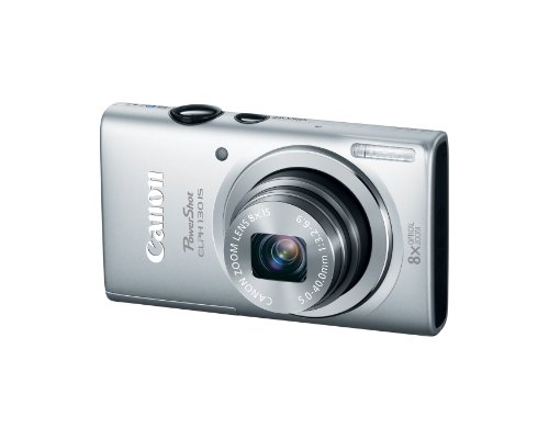 Canon PowerShot ELPH 130 IS 16.0 MP Digital Camera with 8x Optical Zoom 28mm Wide-Angle Lens and 720p HD Video Recording (Silver) (OLD MODEL)