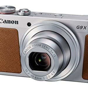 Canon PowerShot G9 X Digital Camera with 3x Optical Zoom, Built-in Wi-Fi and 3 inch LCD touch panel (Silver)