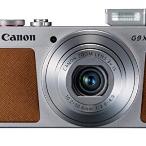 Canon PowerShot G9 X Digital Camera with 3x Optical Zoom, Built-in Wi-Fi and 3 inch LCD touch panel (Silver)