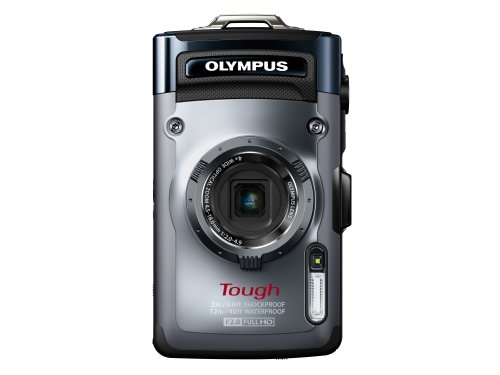 Olympus TG-1iHS 12 MP Waterproof Digital Camera with 4x Optical Zoom,Silver