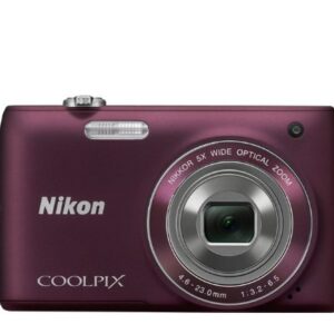 Nikon COOLPIX S4100 14 MP Digital Camera with 5x NIKKOR Wide-Angle Optical Zoom Lens and 3-Inch Touch-Panel LCD (Plum)