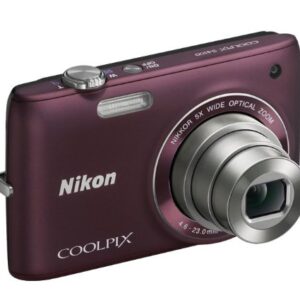 Nikon COOLPIX S4100 14 MP Digital Camera with 5x NIKKOR Wide-Angle Optical Zoom Lens and 3-Inch Touch-Panel LCD (Plum)