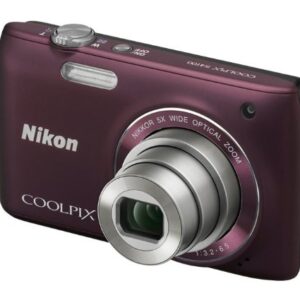 Nikon COOLPIX S4100 14 MP Digital Camera with 5x NIKKOR Wide-Angle Optical Zoom Lens and 3-Inch Touch-Panel LCD (Plum)