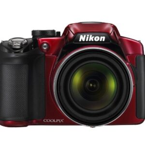 Nikon COOLPIX P510 16.1 MP CMOS Digital Camera with 42x Zoom NIKKOR ED Glass Lens and GPS Record Location (Red)