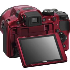 Nikon COOLPIX P510 16.1 MP CMOS Digital Camera with 42x Zoom NIKKOR ED Glass Lens and GPS Record Location (Red)