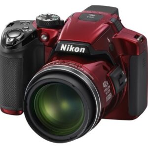 Nikon COOLPIX P510 16.1 MP CMOS Digital Camera with 42x Zoom NIKKOR ED Glass Lens and GPS Record Location (Red)