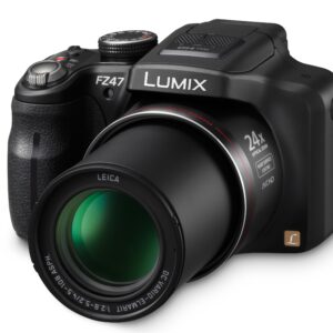 Panasonic Lumix DMC-FZ47K 12.1 MP Digital Camera with 24xOptical Zoom - Black (OLD MODEL)