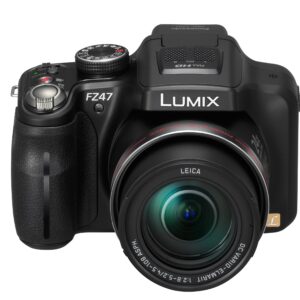 Panasonic Lumix DMC-FZ47K 12.1 MP Digital Camera with 24xOptical Zoom - Black (OLD MODEL)