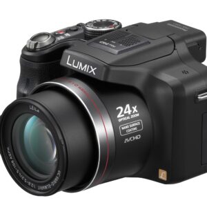 Panasonic Lumix DMC-FZ47K 12.1 MP Digital Camera with 24xOptical Zoom - Black (OLD MODEL)