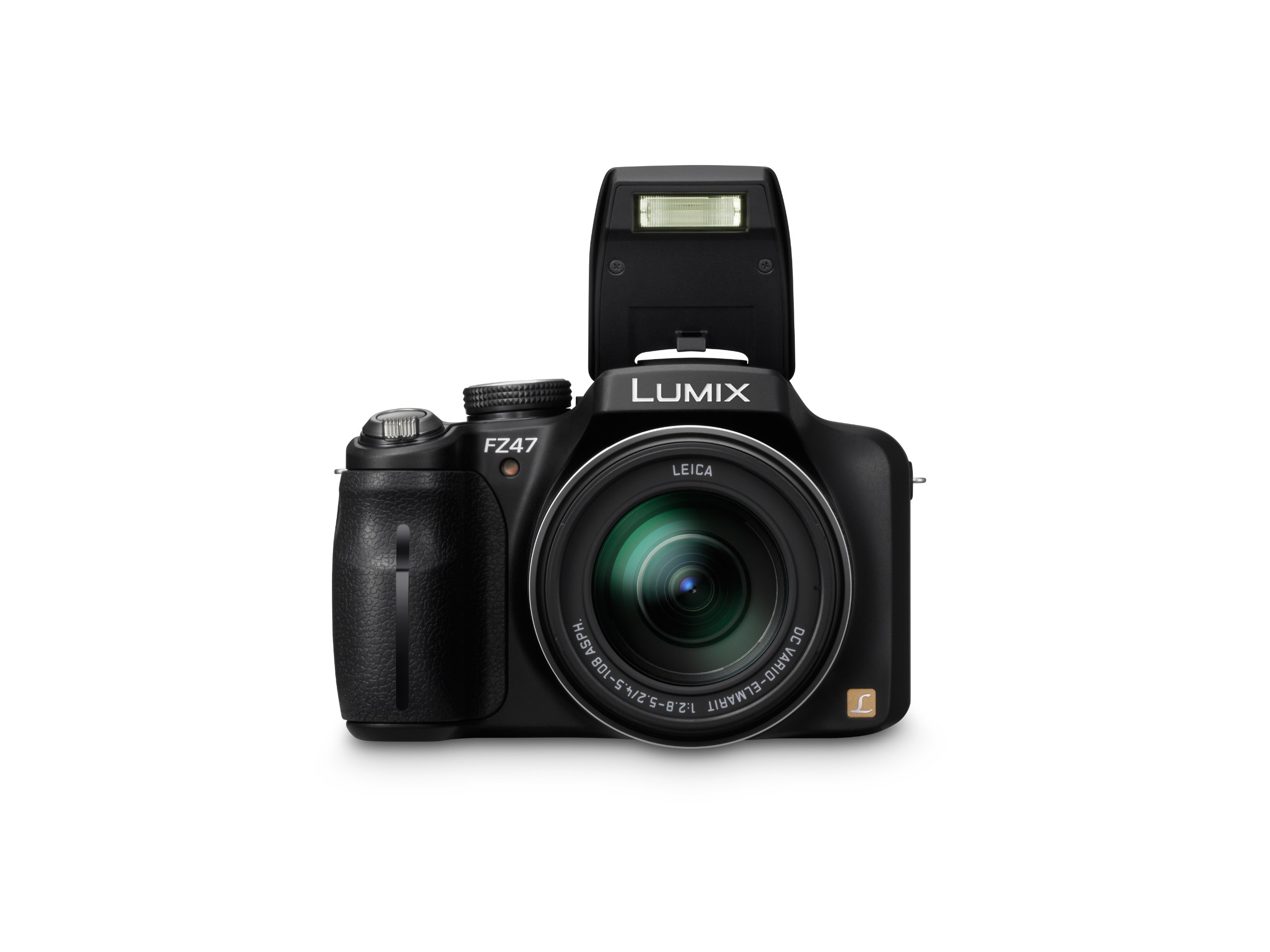 Panasonic Lumix DMC-FZ47K 12.1 MP Digital Camera with 24xOptical Zoom - Black (OLD MODEL)