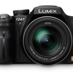 Panasonic Lumix DMC-FZ47K 12.1 MP Digital Camera with 24xOptical Zoom - Black (OLD MODEL)