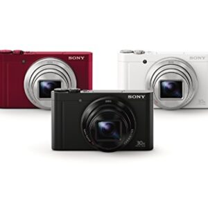 Sony Cyber-shot DSC-WX500 Digital Camera (Black) Bundle [Japan Import]