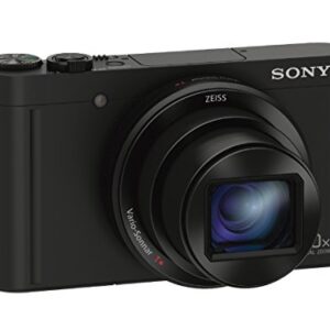 Sony Cyber-shot DSC-WX500 Digital Camera (Black) Bundle [Japan Import]