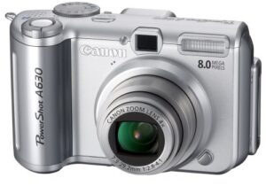 canon powershot a630 8mp digital camera with 4x optical zoom