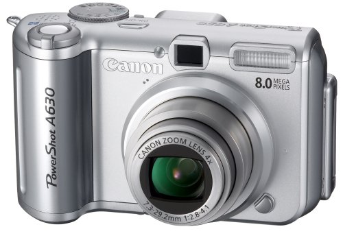 Canon PowerShot A630 8MP Digital Camera with 4x Optical Zoom