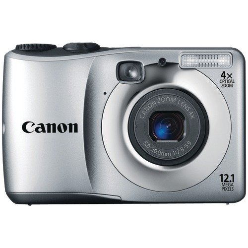 Canon Powershot A1200 12.1 MP Digital Camera with 4x Optical Zoom (Silver) (OLD MODEL)