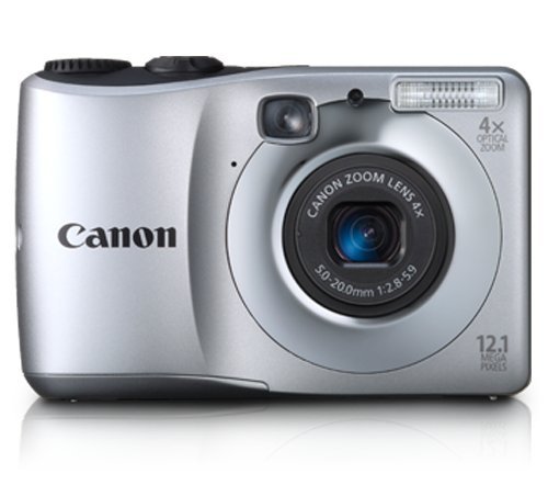Canon Powershot A1200 12.1 MP Digital Camera with 4x Optical Zoom (Silver) (OLD MODEL)