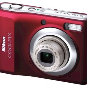 Nikon Coolpix L20 10MP Digital Camera with 3.6 Optical Zoom and 3 inch LCD, (Deep Red)