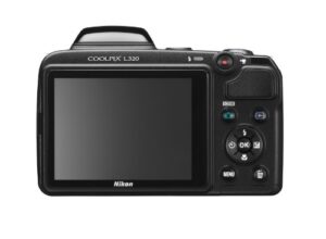 nikon coolpix l320 16.1mp digital camera with 26x optical zoom – black