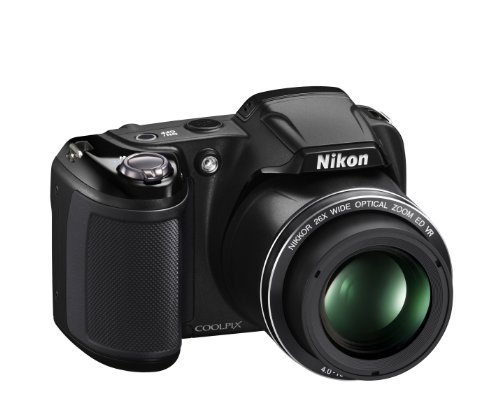 Nikon Coolpix L320 16.1MP Digital Camera with 26x Optical Zoom - BLACK