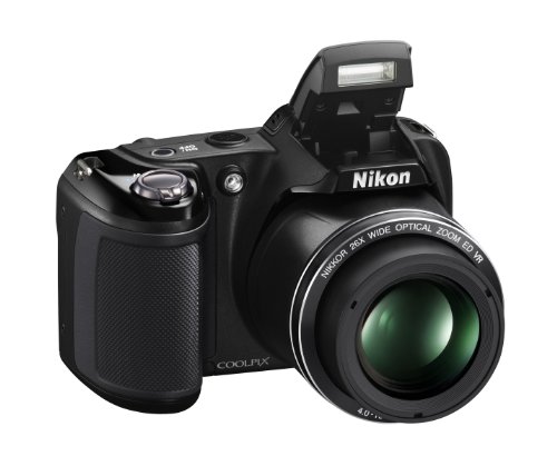 Nikon Coolpix L320 16.1MP Digital Camera with 26x Optical Zoom - BLACK