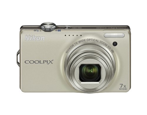 Nikon Coolpix S6000 14.2 MP Digital Camera with 7x Optical Vibration Reduction (VR) Zoom and 2.7-Inch LCD (Silver)