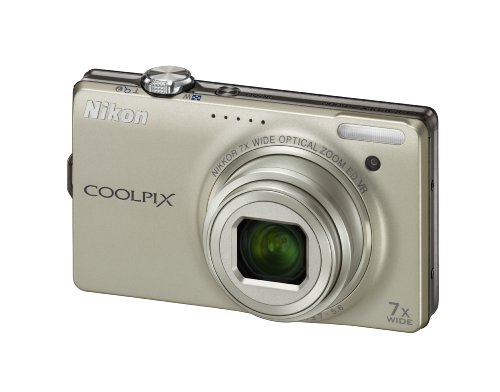 Nikon Coolpix S6000 14.2 MP Digital Camera with 7x Optical Vibration Reduction (VR) Zoom and 2.7-Inch LCD (Silver)