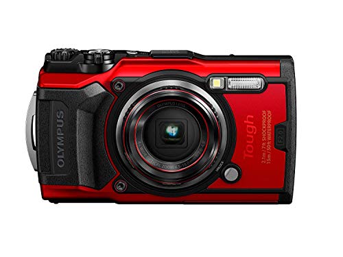 Olympus Tough TG-6 Waterproof Camera, Red -16GB Basic Bundle